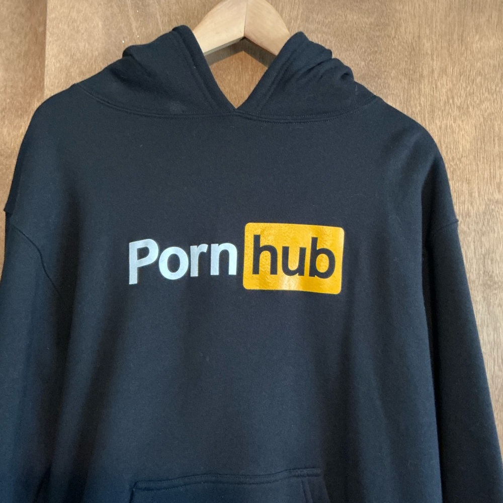 Men's Pornhub Black Hoodie